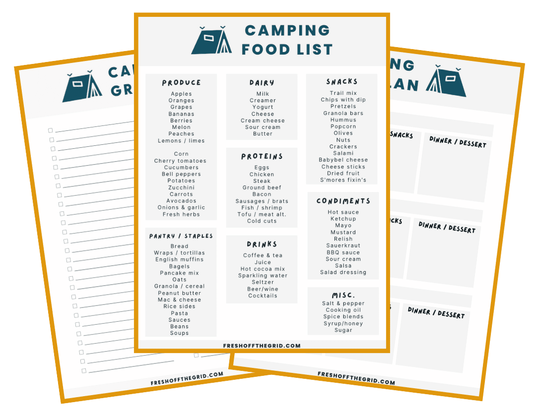 3-Day Camping Hacks - The 3-Day Blog