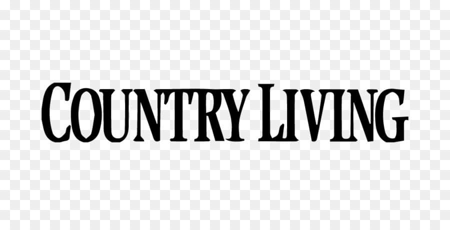 Text that reads "Country Living" in a decorative font on a transparent background.